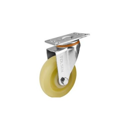 Tolsen 4 Swivel Caster Diameter: 4 , Material: Polypropylene Load capacity: 176Lbs, 2PK 62908